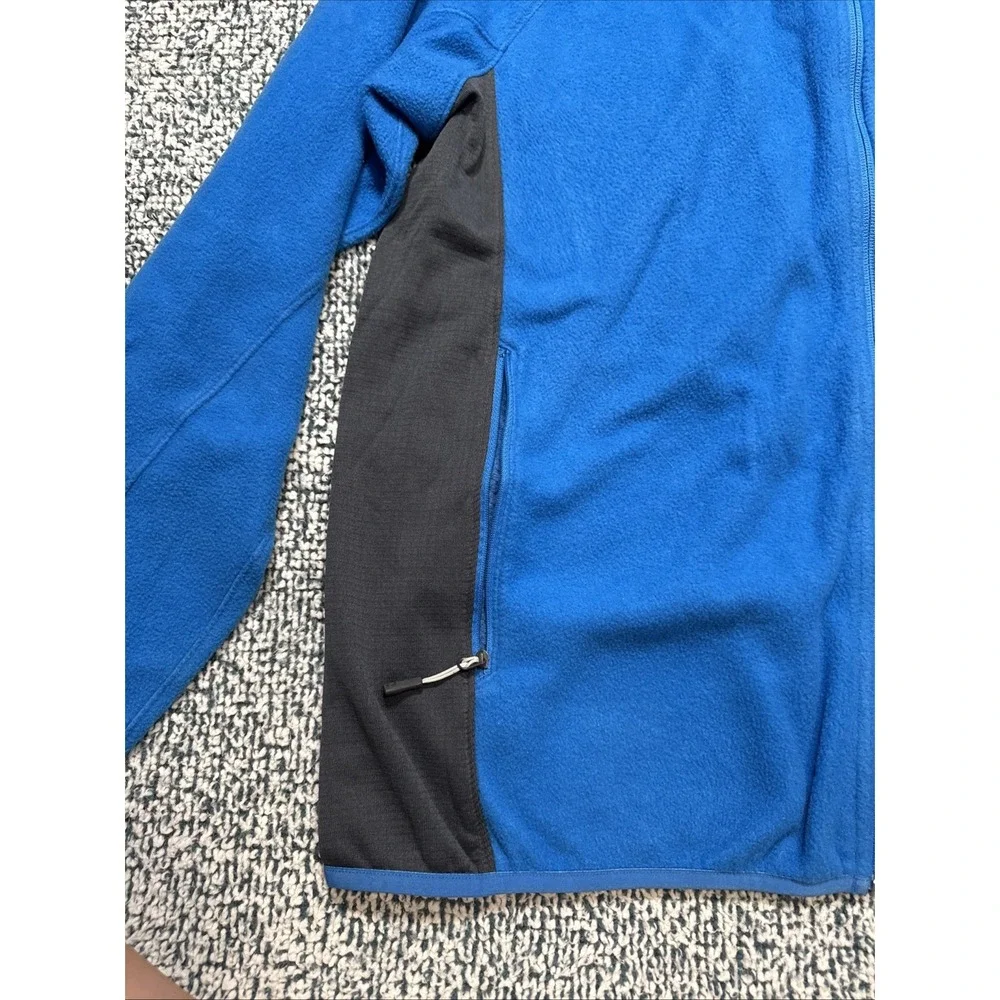The North Face Men's Blue/Grey Full-Zip Performance Fleece Jacket Size XL